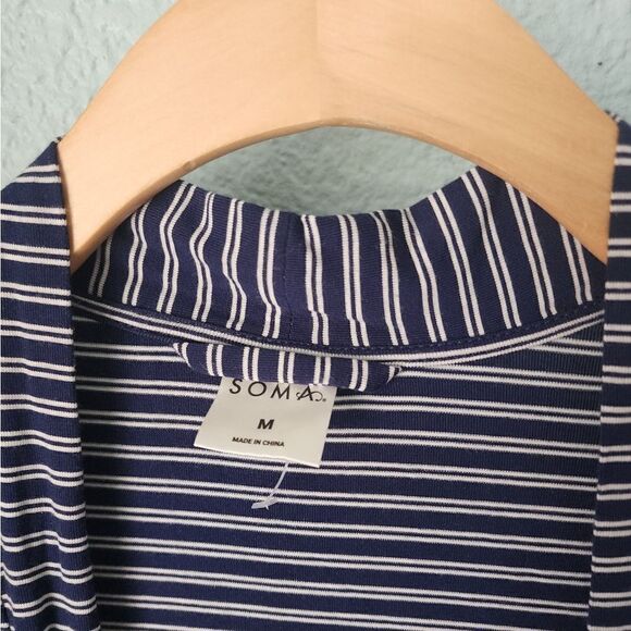 Soma cardigan duster side pockets lagenlook leisure new without tags - Picture 5 of 11